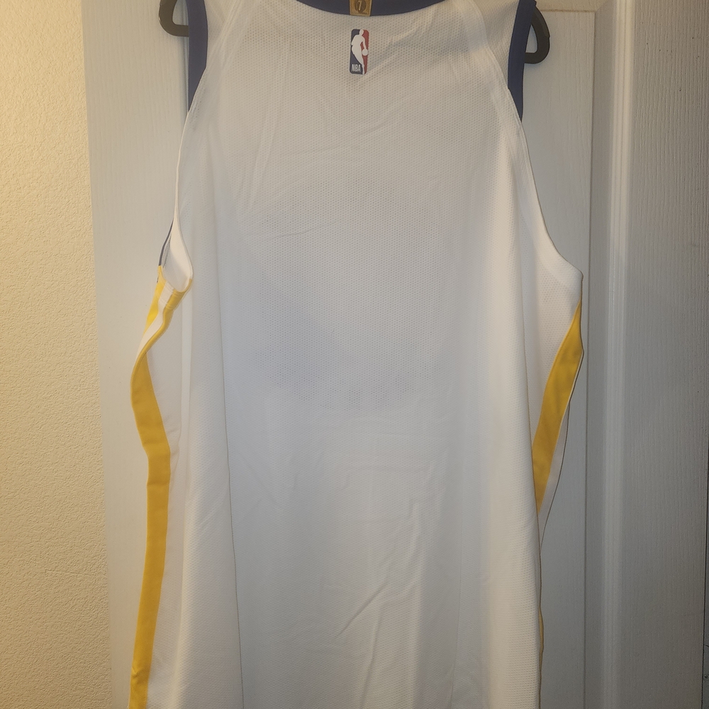 Golden State Warriors White and Blue Jersey - Picture 2 of 5